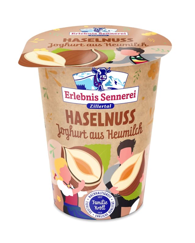 Erlebnis Sennerei Zillertal Haselnuss Joghurt