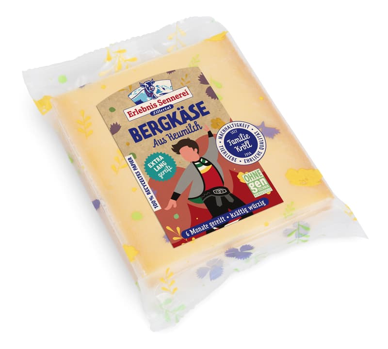 Erlebnis Sennerei Zillertal Bergkäse 6 Monate gereift