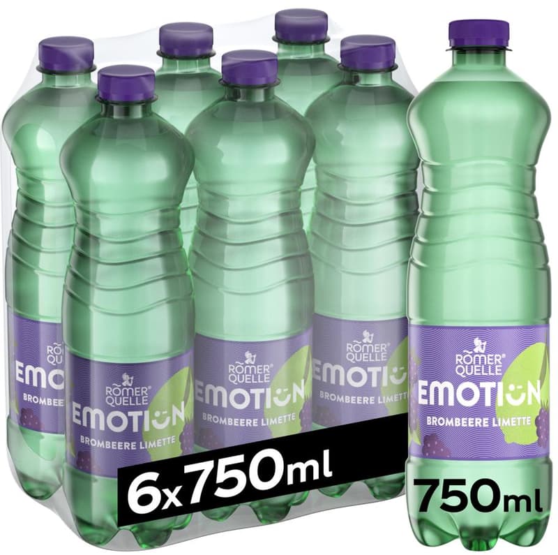 Römerquelle Emotion Brombeere Limette 6x0,75l (EINWEGPfand)