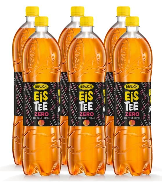 Rauch Eistee Zero Pfirsich 6x1,5l (EinwegPFAND)