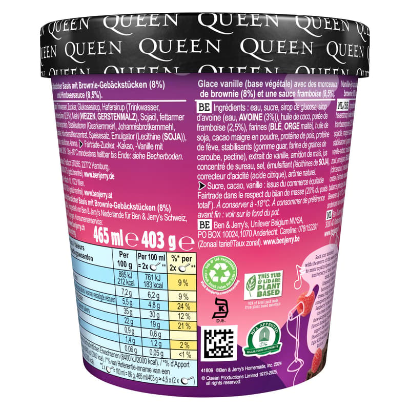 Ben & Jerry´s Bohemian Raspberry VEGAN