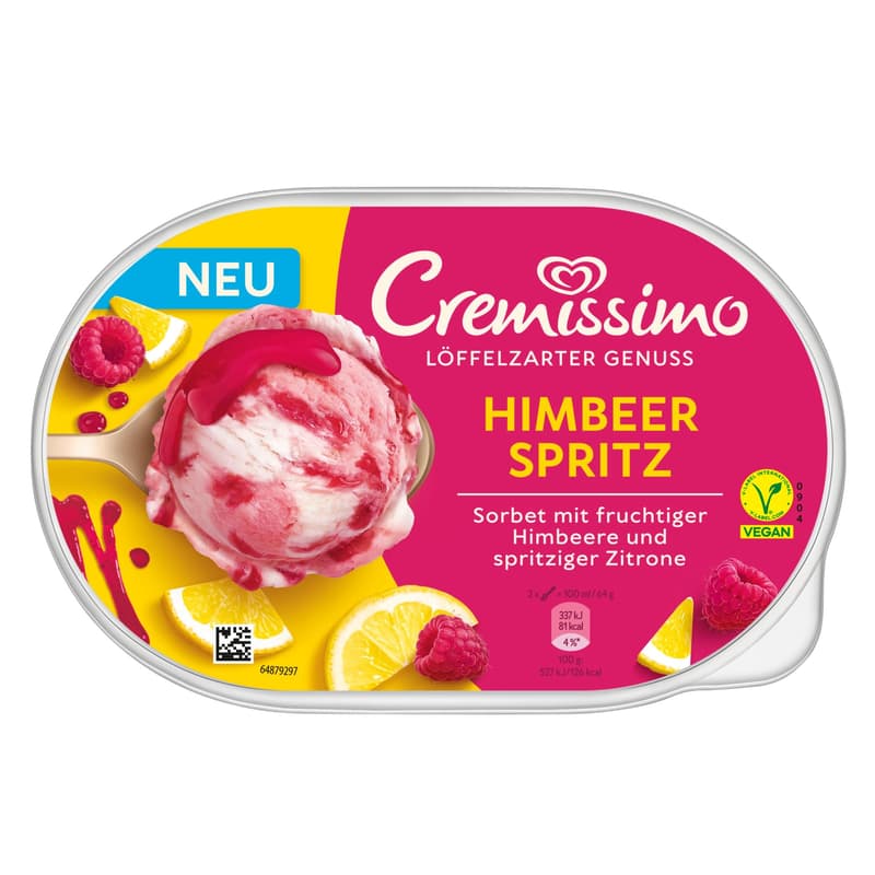 Cremissimo Himbeer Spritz VEGAN