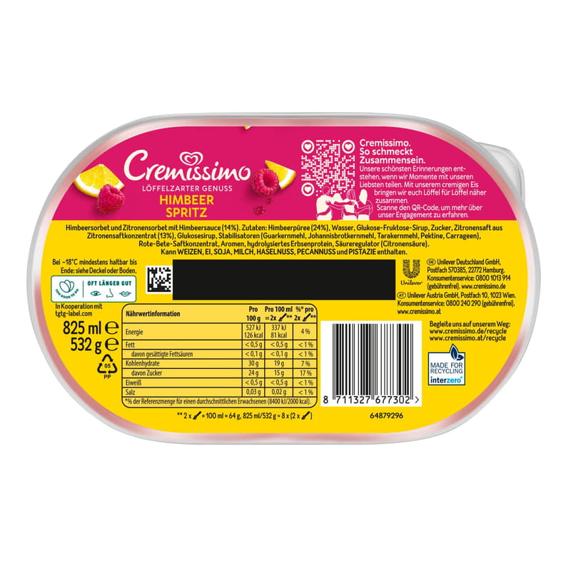 Cremissimo Himbeer Spritz VEGAN