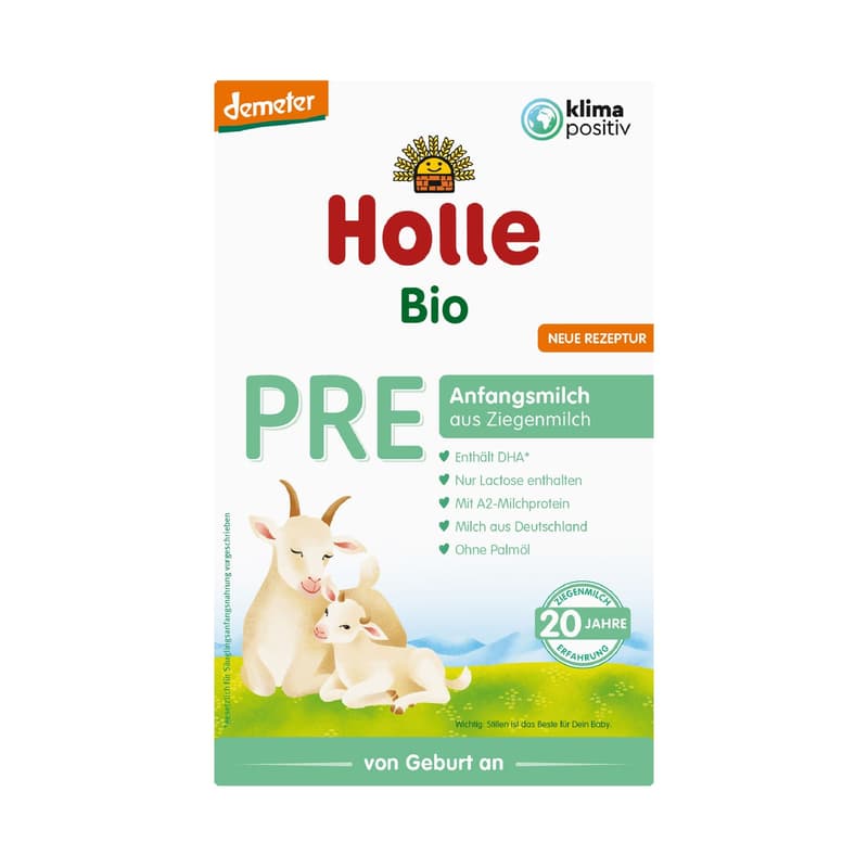 Holle Organic Goat's Milk PRE Goat's Milk DHA Demeter