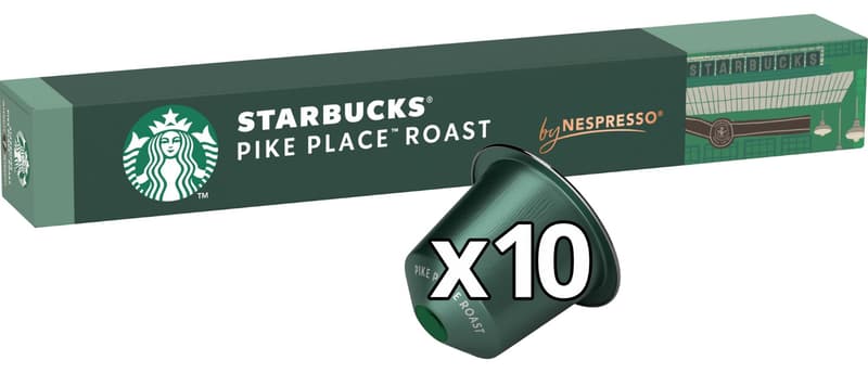 Starbucks for Nespresso Pike Place Roast Lungo capsules
