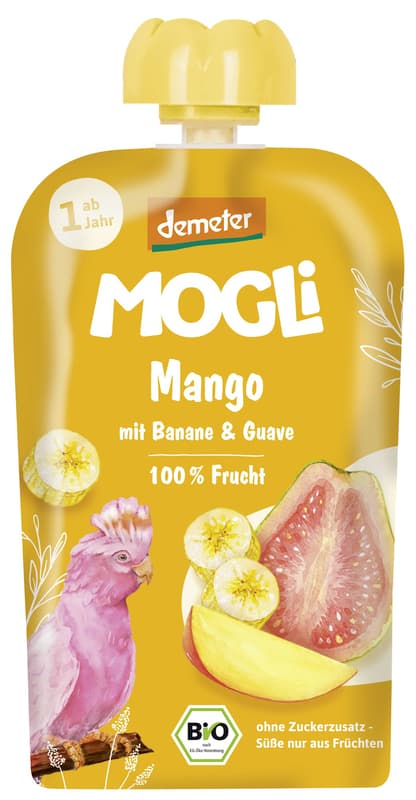 Mogli BIO Demeter Mango Guave Quetschie