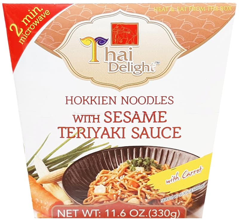 Thai Delight Hokkien Noodles mit Sesame Teriyaki Sauce