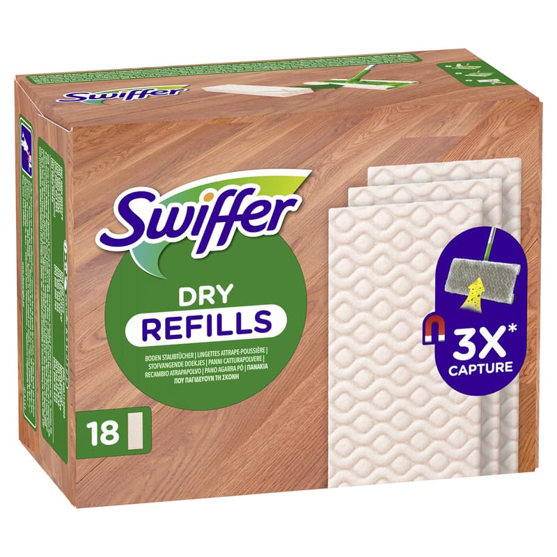 Swiffer Dry Wipes Refill Pack 18 Wood & Parquet