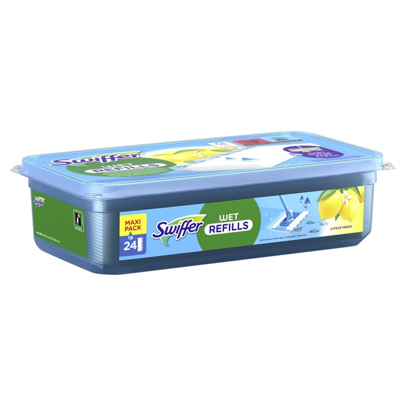 Swiffer Wet Wischtücher Nachfüllpackung 24er Citrus Fresh
