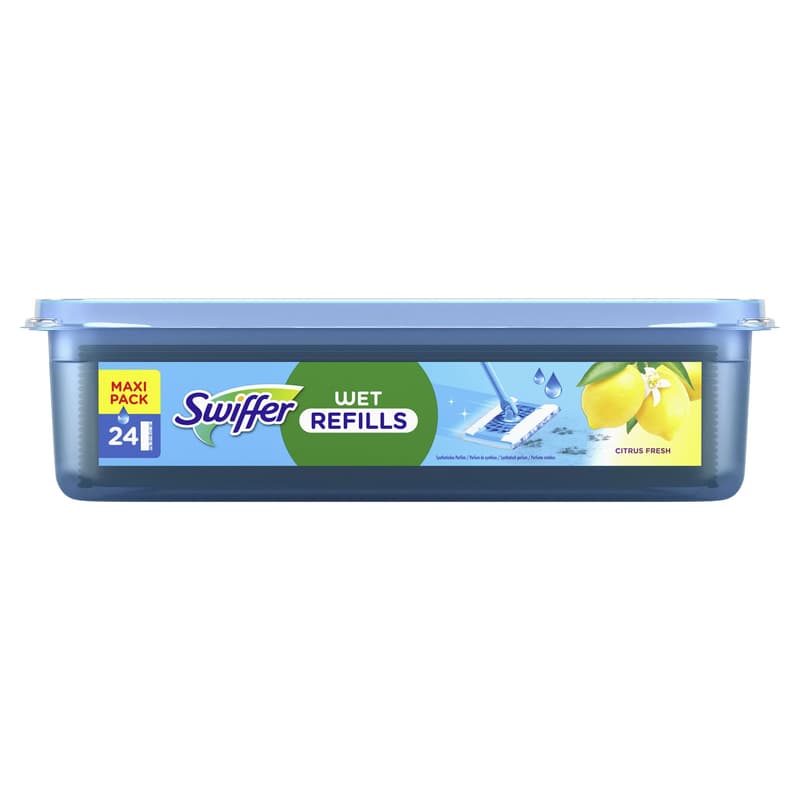 Swiffer Wet Wischtücher Nachfüllpackung 24er Citrus Fresh