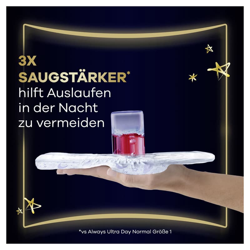 always Binde Ultimate Night - Max Protection mit Flügeln Gigapack 18
