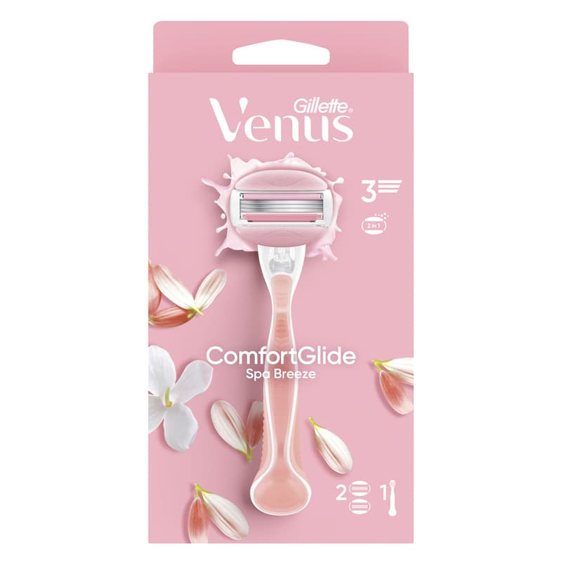 Gillette Venus Comfortglide Spa Breeze Rasierapparat mit 2 Klingen