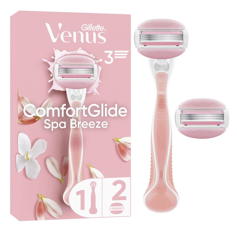 Gillette Venus Comfortglide Spa Breeze Rasierapparat mit 2 Klingen