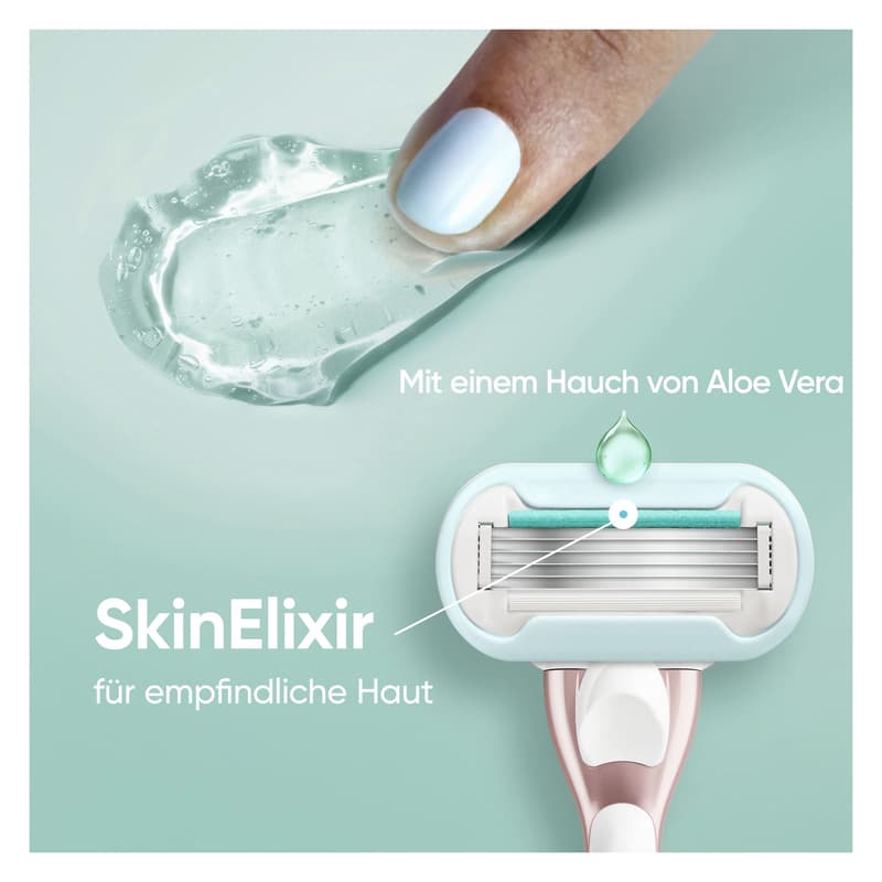 Gillette Venus Pro Smooth Sensitive Systemklingen 4er