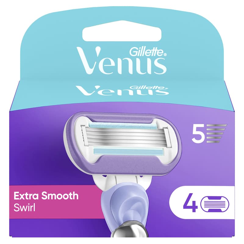 Gillette Venus Extra Smooth Swirl Systemklingen 4er