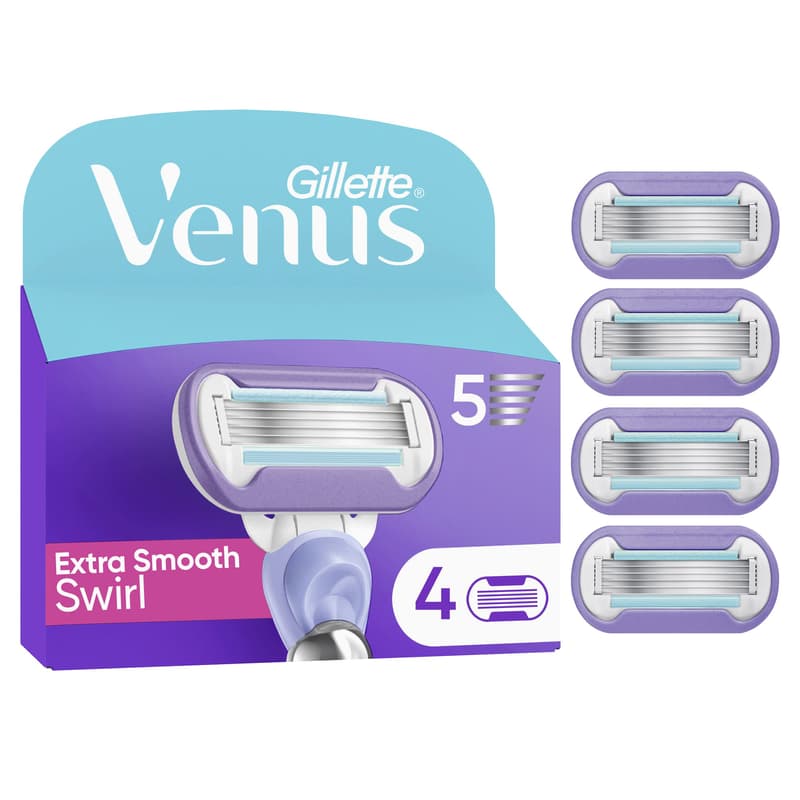 Gillette Venus Extra Smooth Swirl Systemklingen 4er