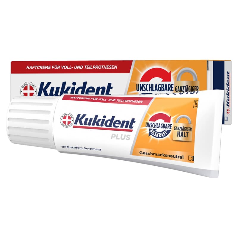 Kukident Plus Adhesive Cream Unbeatable bite power
