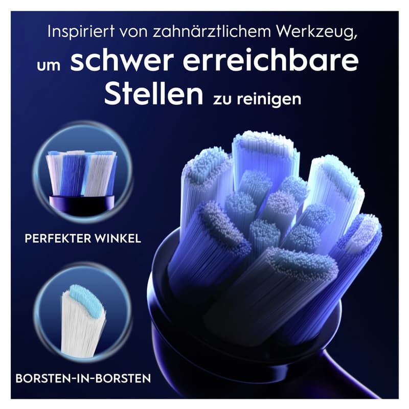 Oral-B iO Ultimate Cleaning Brush Heads Black 4-pack