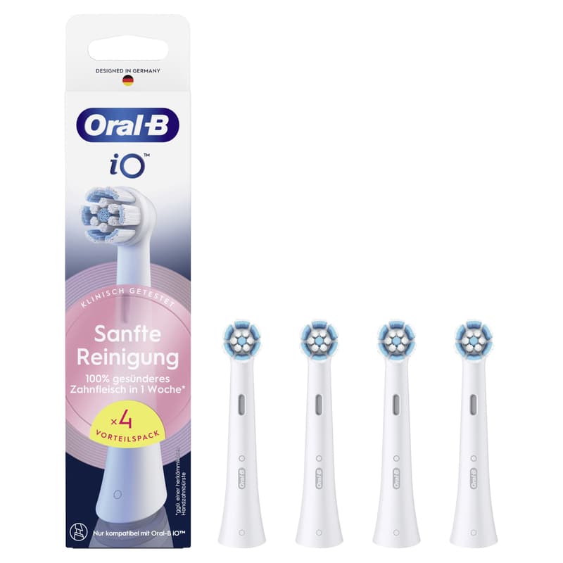 Oral-B Aufsteckbürsten iO Sanfte Reinigung 4er
