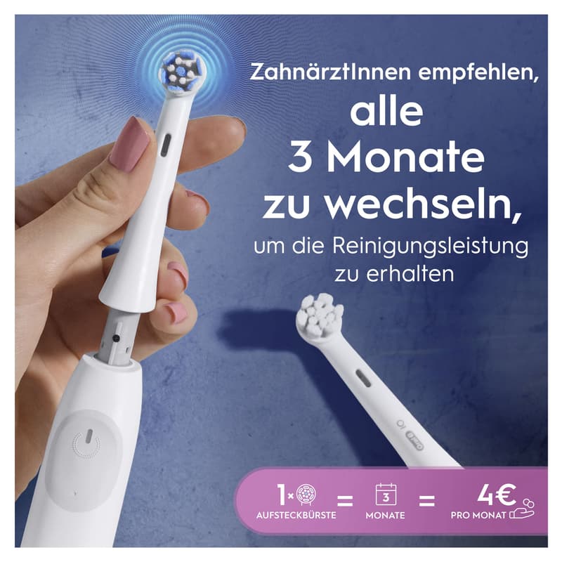 Oral-B Aufsteckbürsten iO Sanfte Reinigung 4er