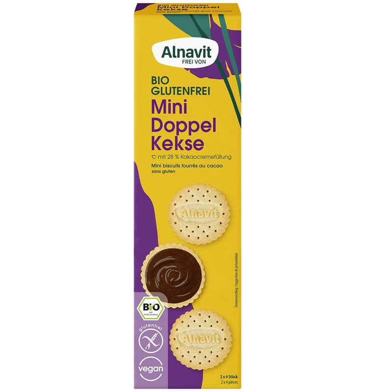 Alnavit BIO Mini Doppel Kekse glutenfrei