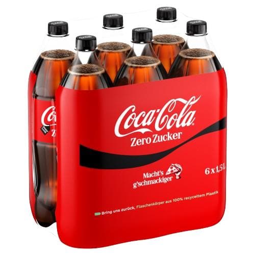Coca-Cola Zero 6x1l (EinwegPFAND)