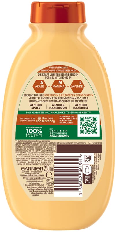 Garnier True Treasures Shampoo Honey Treasures