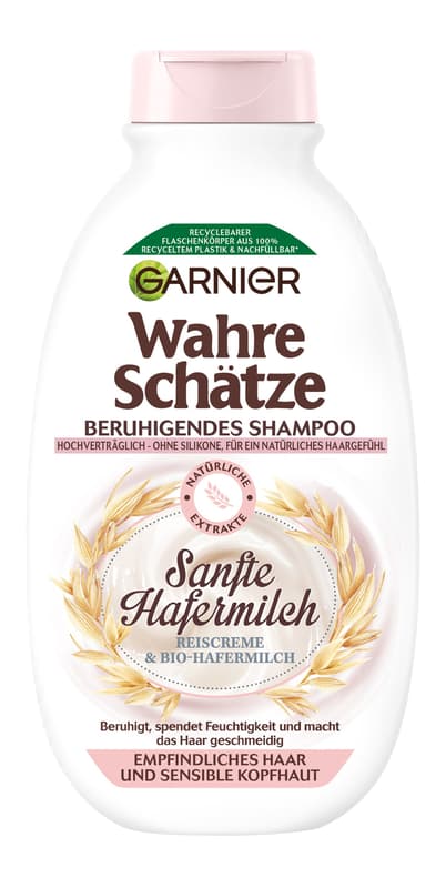 Garnier True Treasures Shampoo Gentle Oat Milk