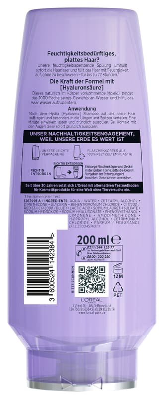 L'Oréal Paris Elvital Hydra [Hyaluronic] Conditioner
