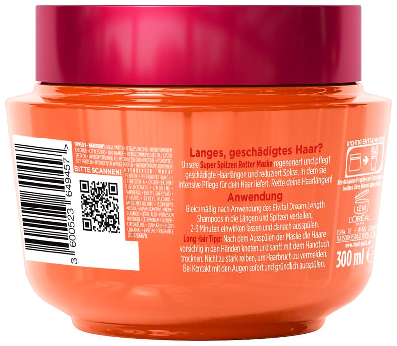 L'Oréal Paris Elvital Dream Length Haar-Maske