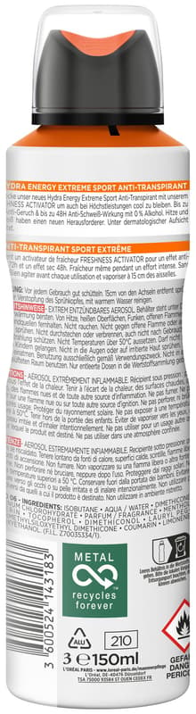 L'Oréal Men Expert Hydra Energy Extreme Sport Deo Spray