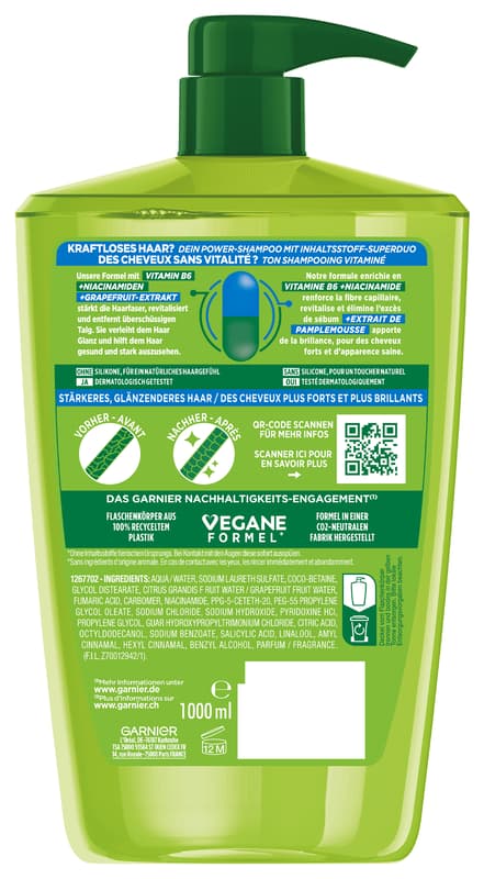 Garnier Fructis Strength & Shine Shampoo