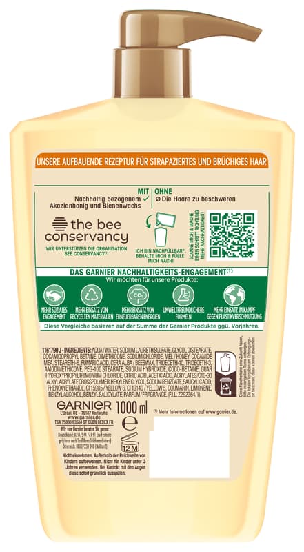 Garnier Wahre Schätze Shampoo Honig Schätze