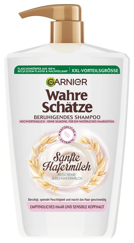 Garnier Wahre Schätze Shampoo Sanfte Hafermilch