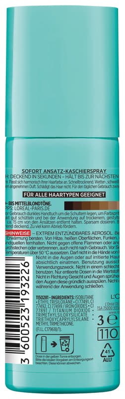 L'Oréal Paris Magic Retouch Lining Spray Dark Blonde to Light Brown