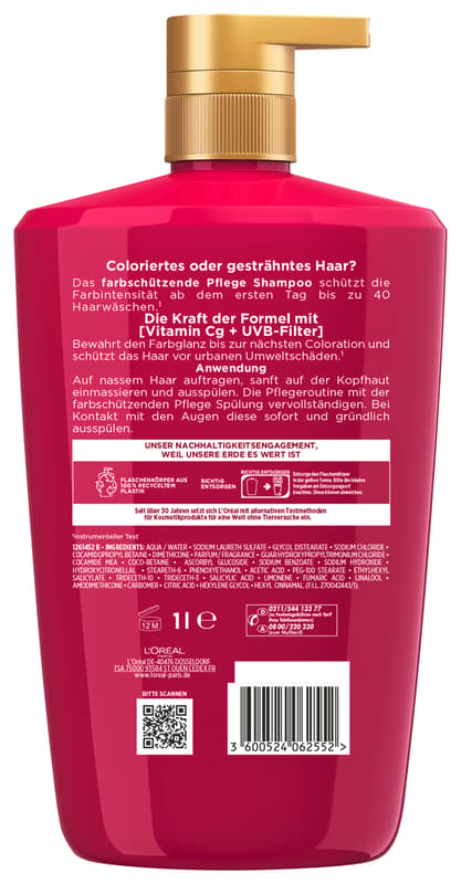 L'Oréal Paris Elvital Shampoo Color Glanz Shampoo