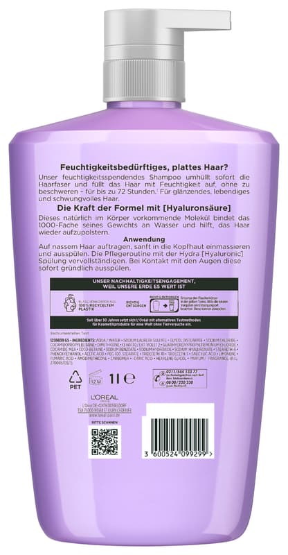 L'Oréal Paris Elvital Hydra Hyaluronic Shampoo