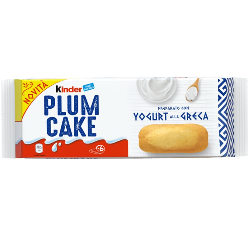 Ferrero Kinder Plum Cake Yogurt alla Greca