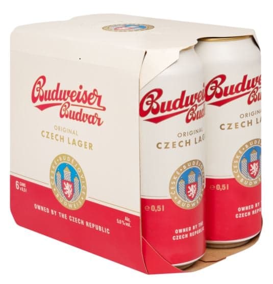 Budweiser Budvar Original 6x500ml (EinwegPFAND)