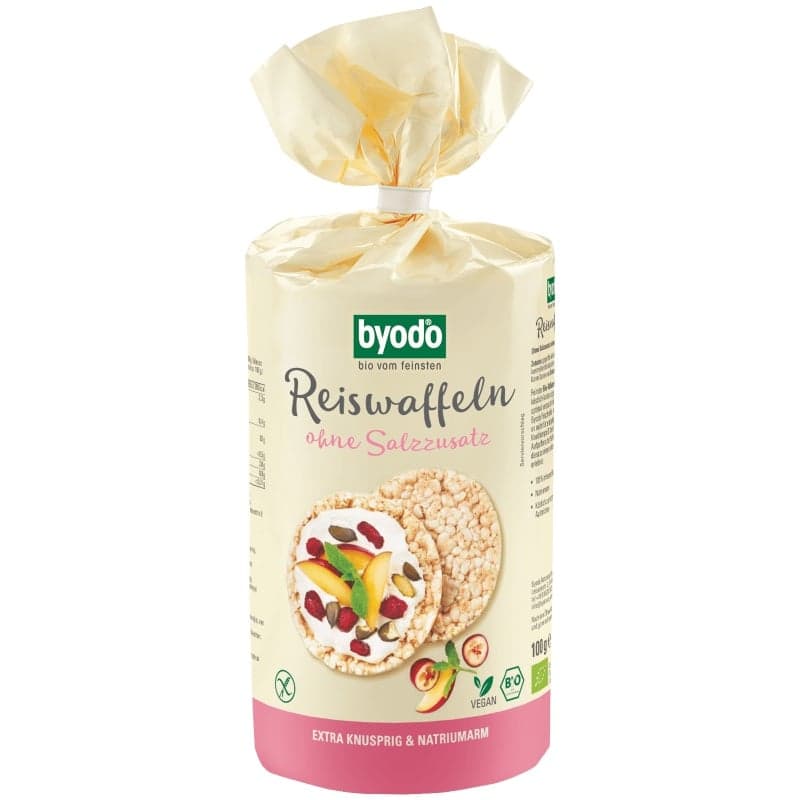 Byodo BIO Reiswaffeln ohne Salzzusatz glutenfrei