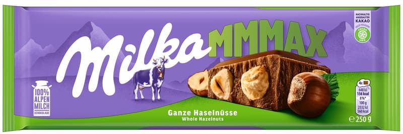 Milka MMMAX Ganze Haselnüsse