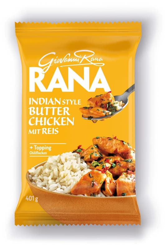 Rana Indian Style Butter Chicken mit Reis