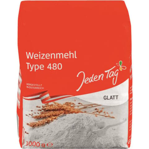 Jeden Tag Mehl Typ 480 glatt