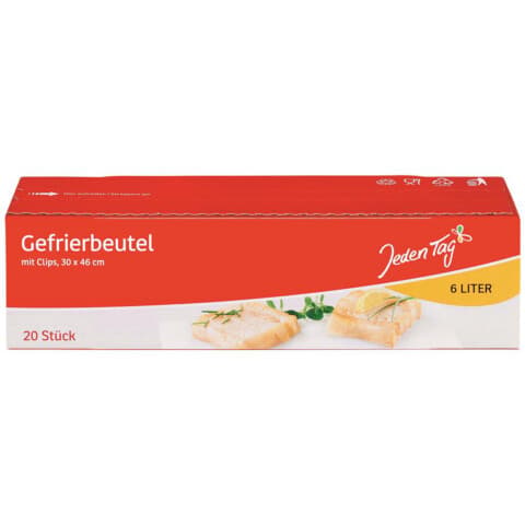 Jeden Tag Gefrierbeutel 6l