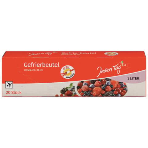 Everyday freezer bag Zip 1l