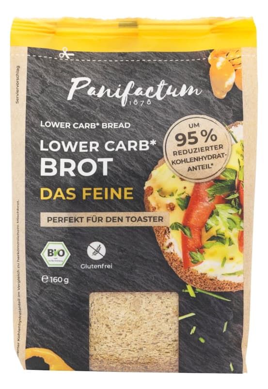 Panifactum LowerCarb bread "the fine" gluten-free