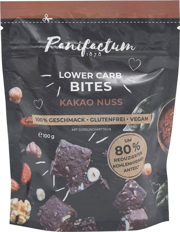 Panifactum Lower Carb Bites Cocoa Nut Gluten Free