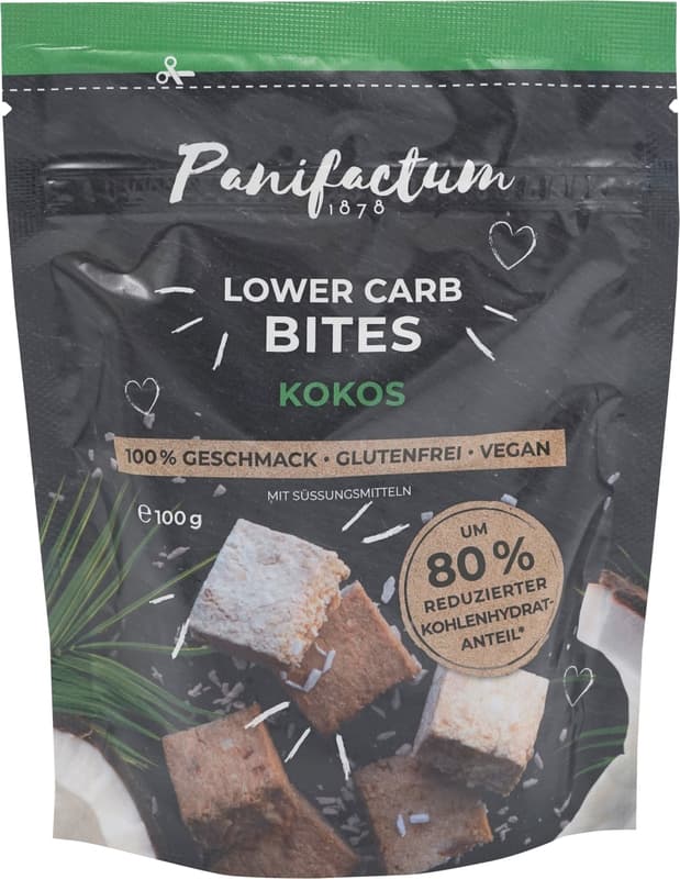 Panifactum Lower Carb Bites Coconut gluten free