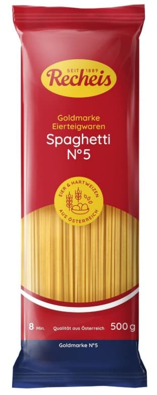 Recheis Gold Brand Spaghetti No. 5