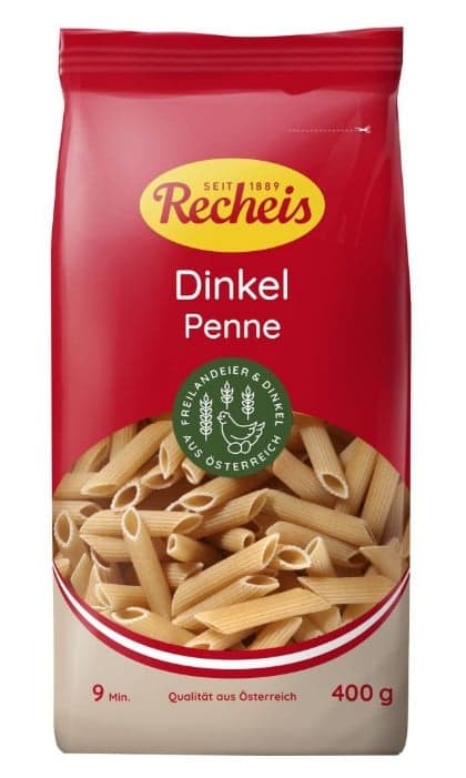Recheis Natural Delight Spelt Penne